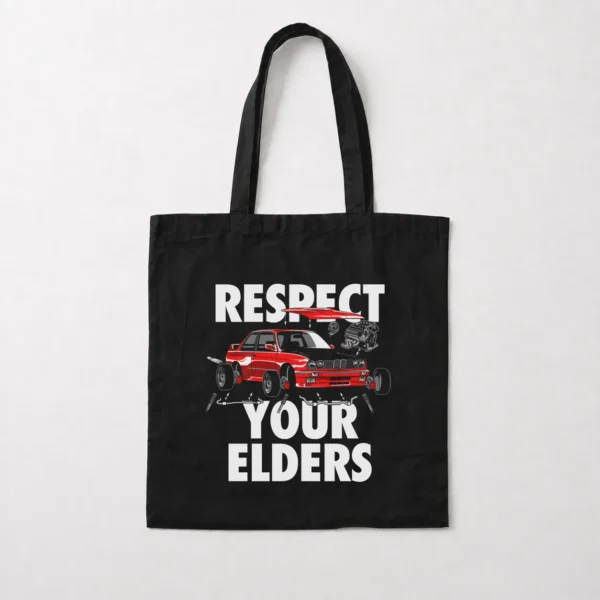 توت بگ ماشین کلاسیک طرح به بزرگان احترام بگذار (Respect Your Elders) کد 512