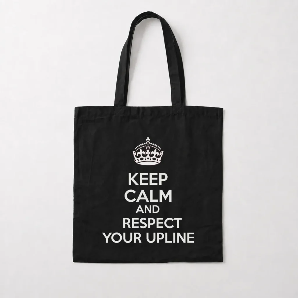 توت بگ تایپوگرافی Keep Calm and Respect Your Upline کد 5175
