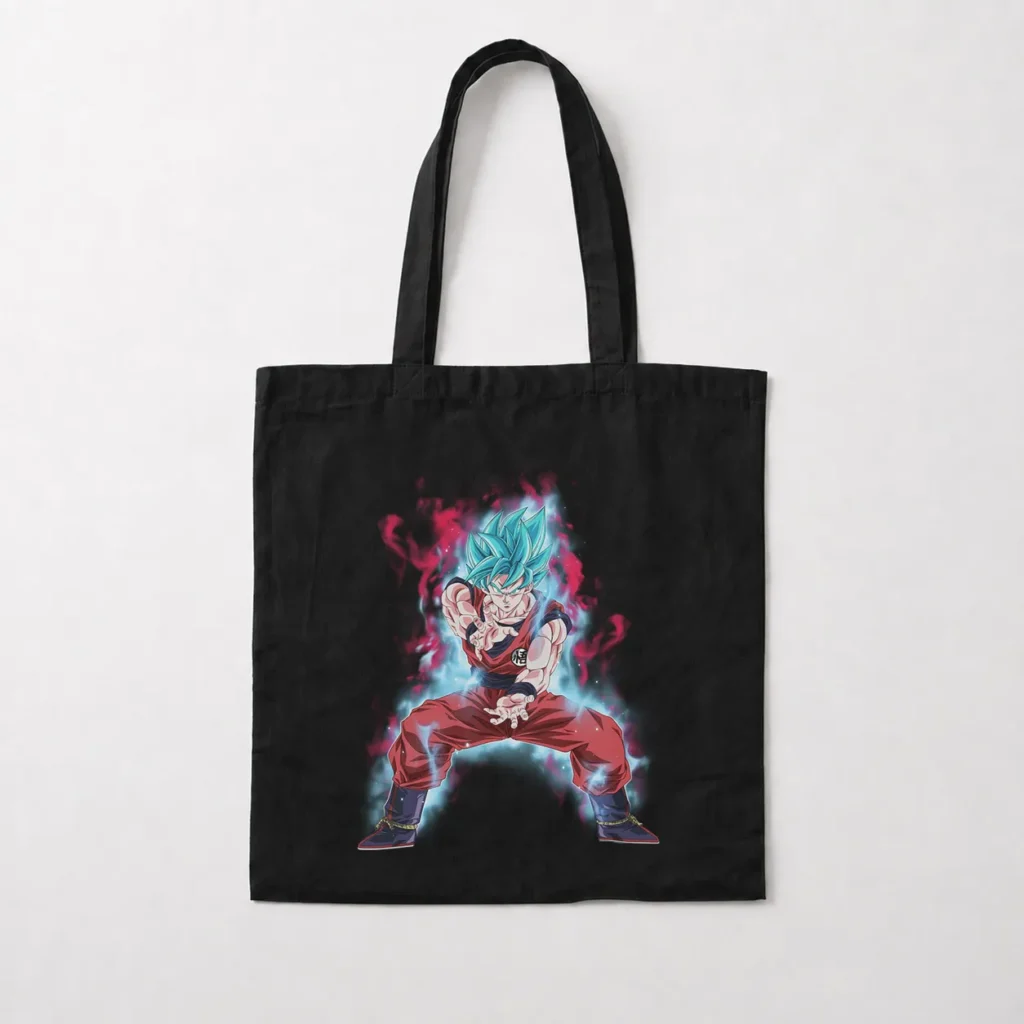 توت بگ انیمه دراگون بال طرح گوکو سوپر سایان بلو (Goku) کد 5250