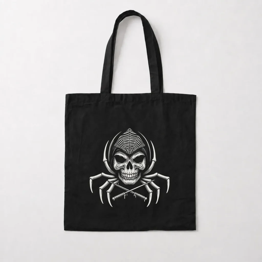 توت بگ جمجمه طرح عنکبوت (Spider Skull) کد 53