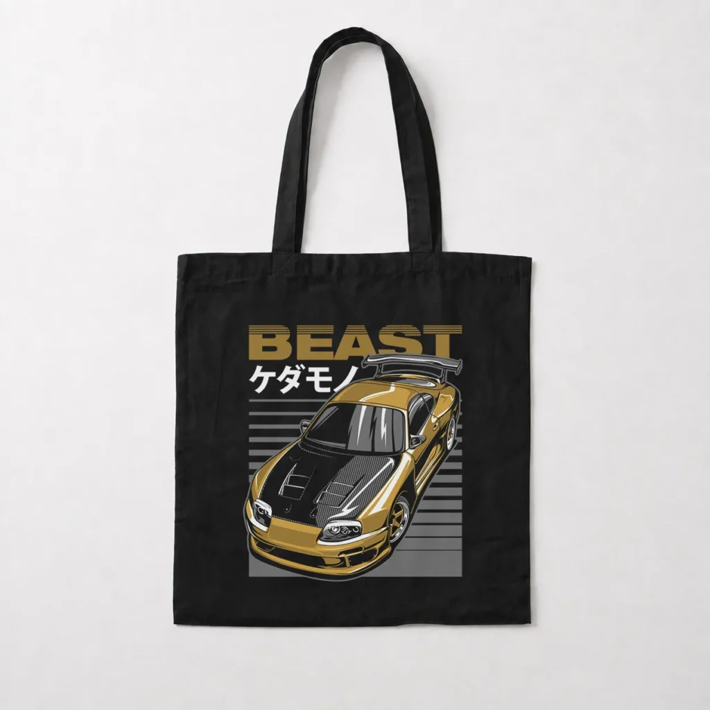 توت بگ ماشین طلایی طرح وحش (Beast) کد 532