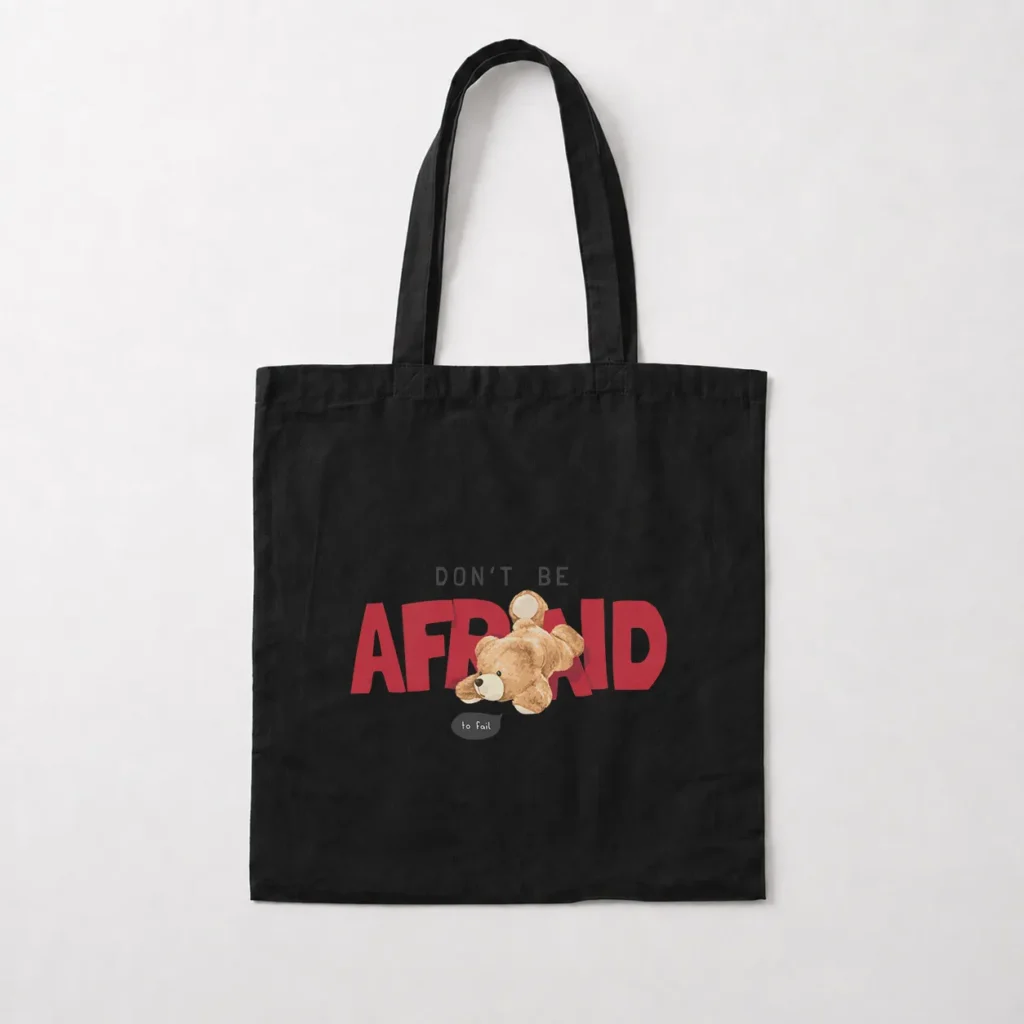 توت بگ خرس وارونه و نوشته Don’t Be Afraid کد 543