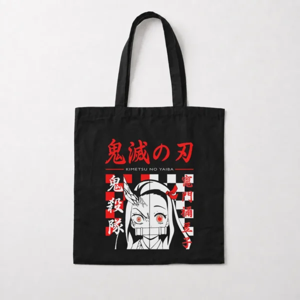 توت بگ انیمه شیطان کش طرح نزوکو دوچهره (Kimetsu no Yaiba) کد 5706