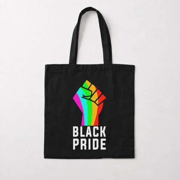 توت بگ طرح مشت رنگین‌کمانی Black Pride کد 5760