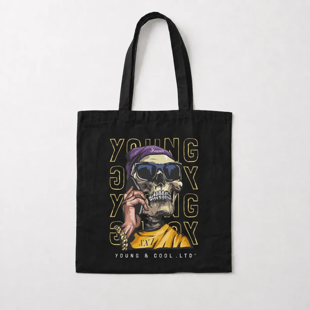 توت بگ طرح جمجمه Young & Cool کد 5816