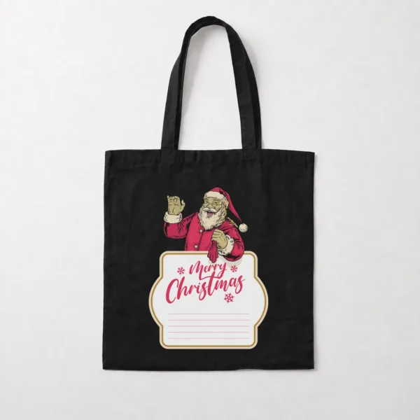 توت بگ کریسمس طرح بابانوئل و نوشته Merry Christmas کد 6043