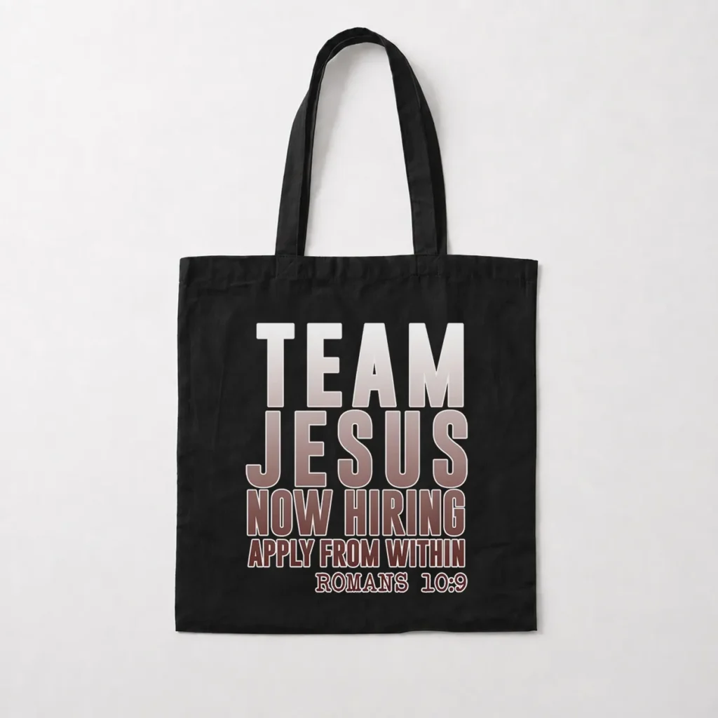 توت بگ نوشته Team Jesus Now Hiring کد 605