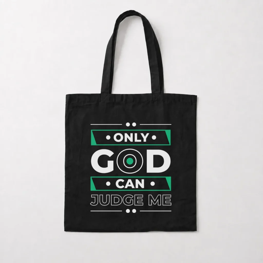 توت بگ نوشته Only God Can Judge Me کد 6100
