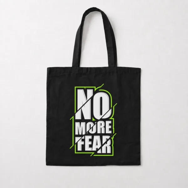 توت بگ تایپوگرافی طرح نوشته انگلیسی دیگر ترسی نیست (No More Fear) نئونی کد 6107