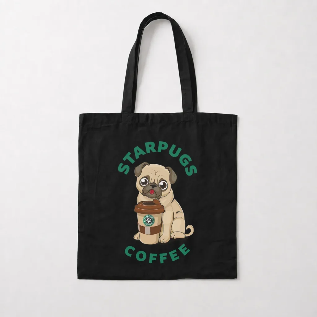 توت بگ سگ پاگ طرح قهوه Starpugs کد 6186