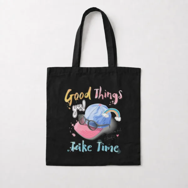 توت بگ انگیزشی طرح Good Things Take Time کد 6353