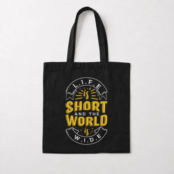 توت بگ سفر طرح Life Is Short And The World Is Wide کد 6413