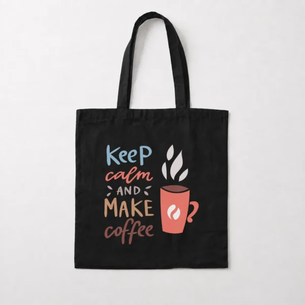 توت بگ قهوه نوشته Keep Calm and Make Coffee کد 6469