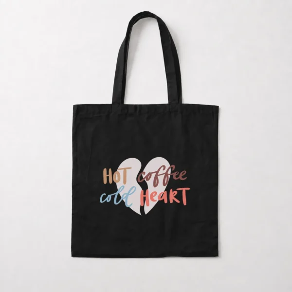 توت بگ قهوه طرح Hot Coffee Cold Heart کد 6475