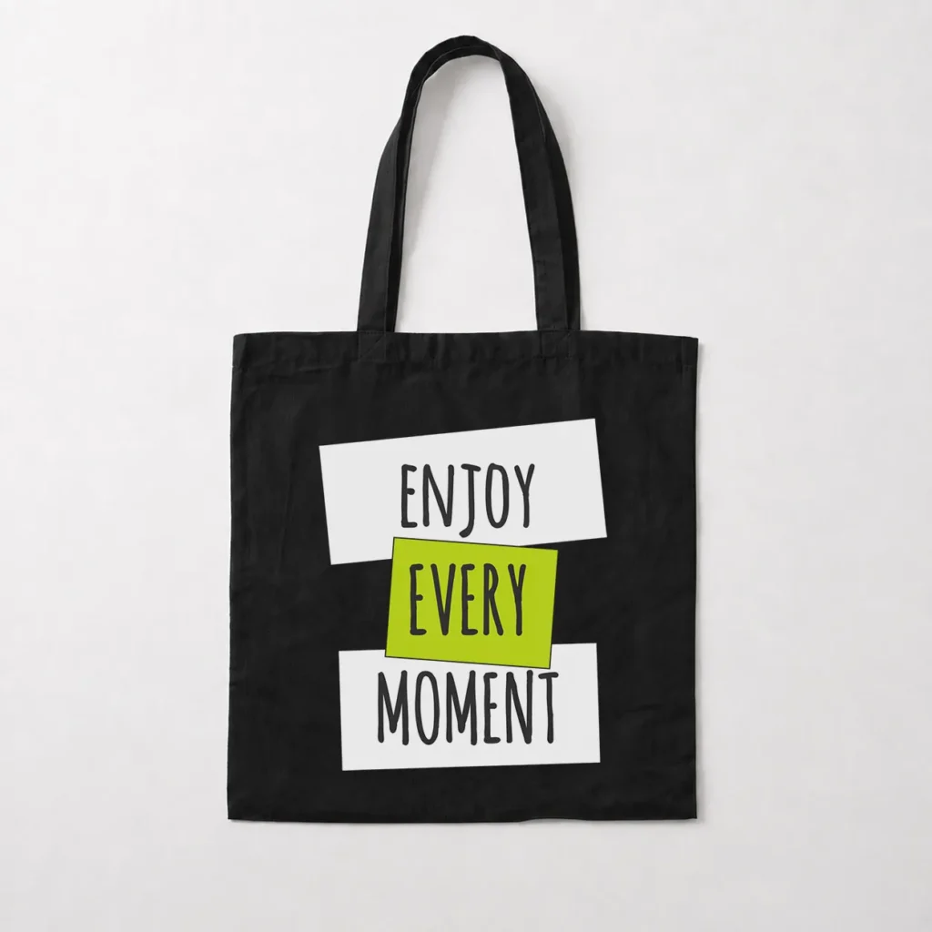 توت بگ نوشته Enjoy Every Moment کد 6496
