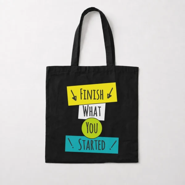 توت بگ نوشته Finish What You Started کد 6497