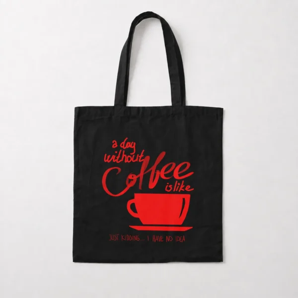 توت بگ قهوه طرح A Day Without Coffee کد 6575