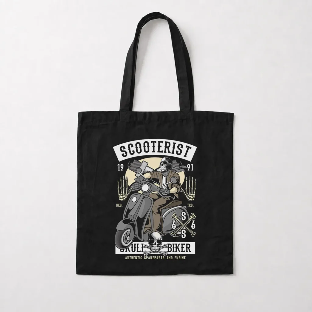 توت بگ موتورسواری طرح Scooterist Biker کد 6608