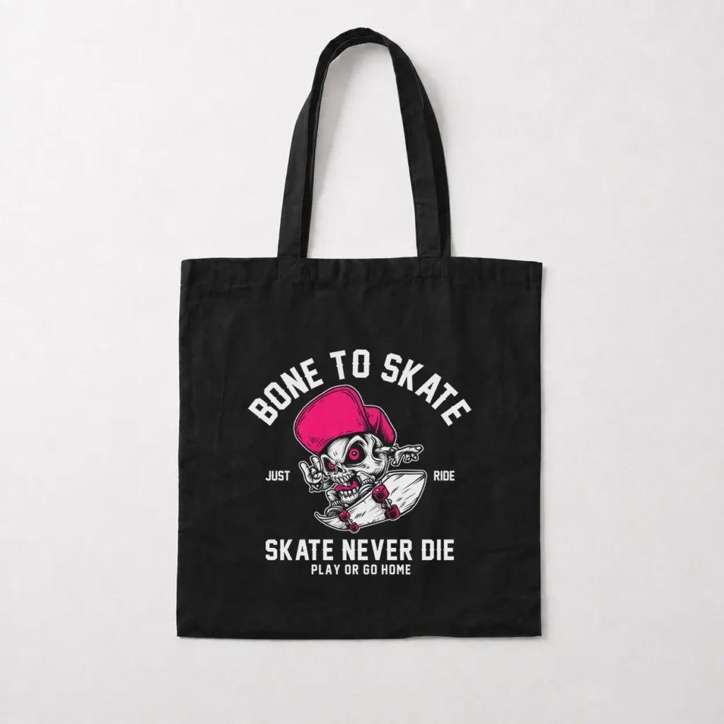توت بگ اسکیت‌بورد طرح جمجمه Bone To Skate کد 6910