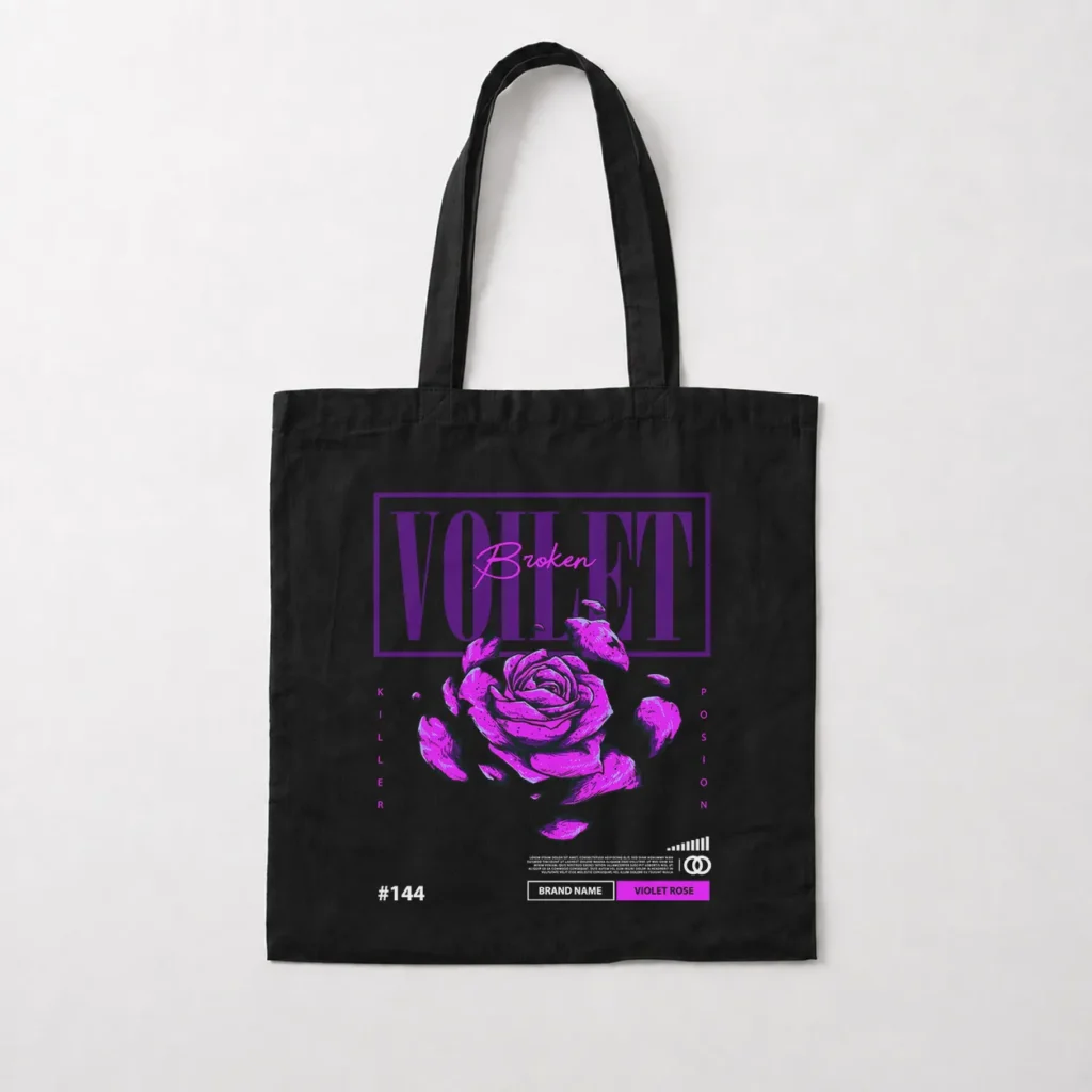 توت بگ رز بنفش طرح Broken Violet کد 696