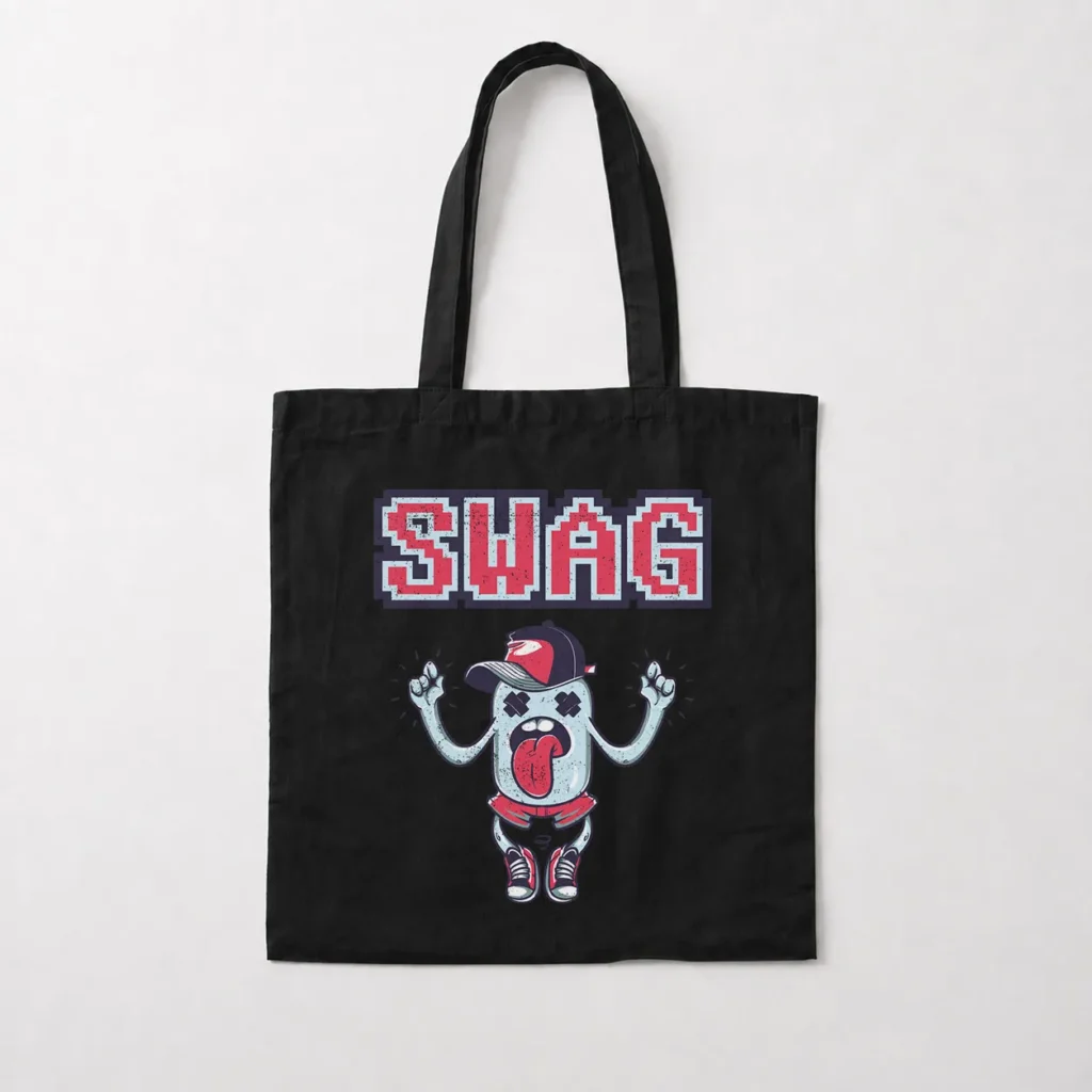 توت بگ موجود کارتونی تک‌چشم و نوشته Swag کد 703
