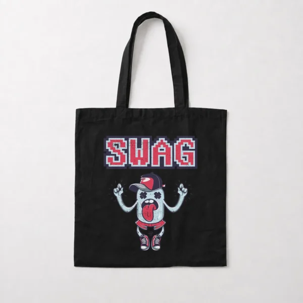 توت بگ موجود کارتونی تک‌چشم و نوشته Swag کد 703