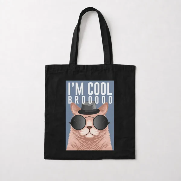 توت بگ گربه طرح I’m Cool Bro کد 7034