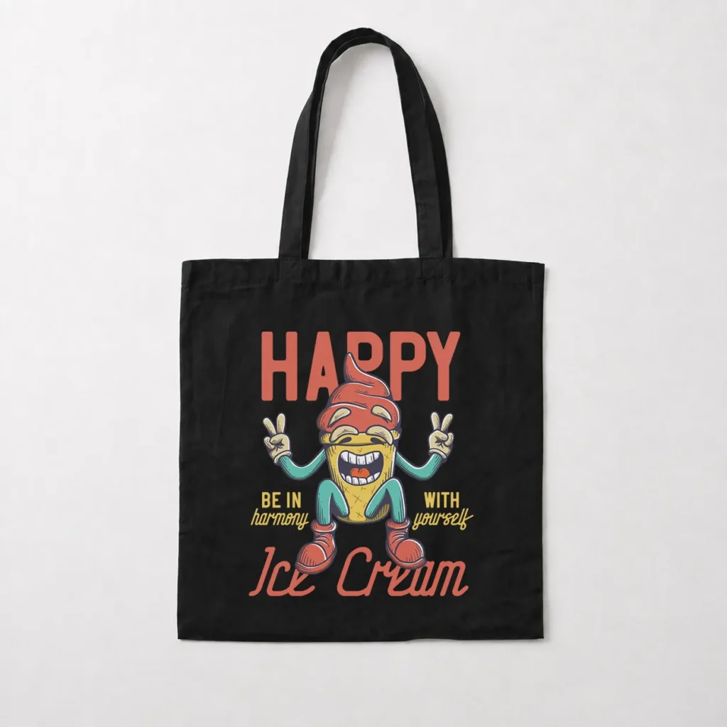 توت بگ بستنی کارتونی نوشته Happy Ice Cream کد 7038