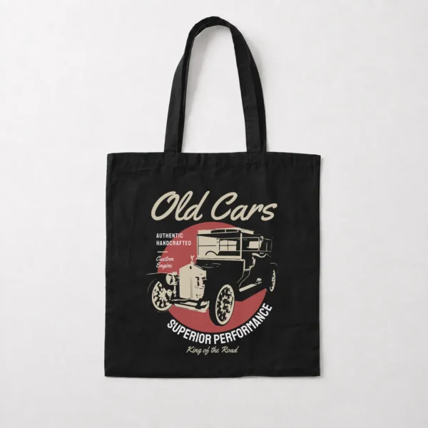 توت بگ ماشین قدیمی طرح کلاسیک وینتیج (Old Cars) کد 7041
