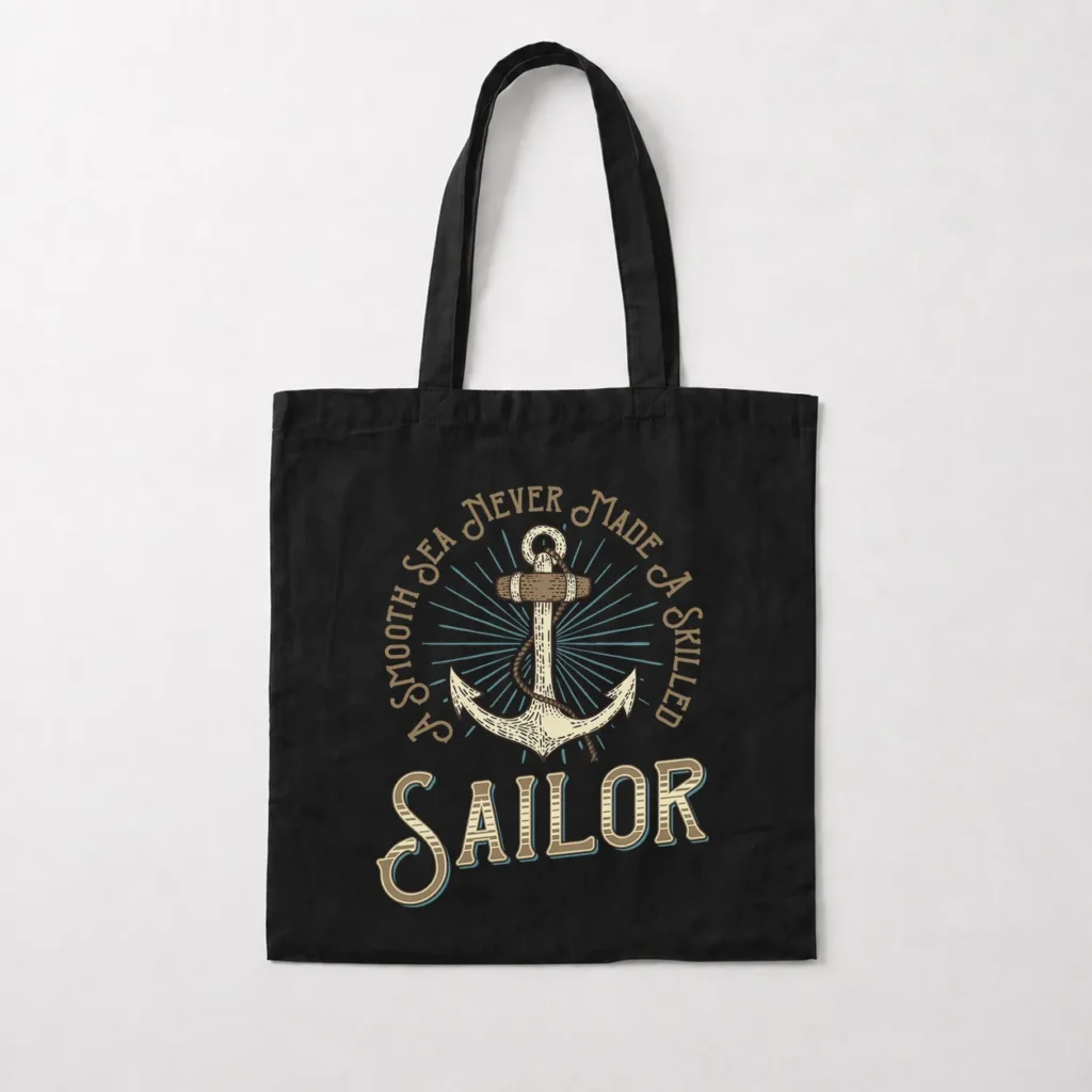 توت بگ انگیزشی طرح لنگر کشتی و دریا (Sailor) کد 7050