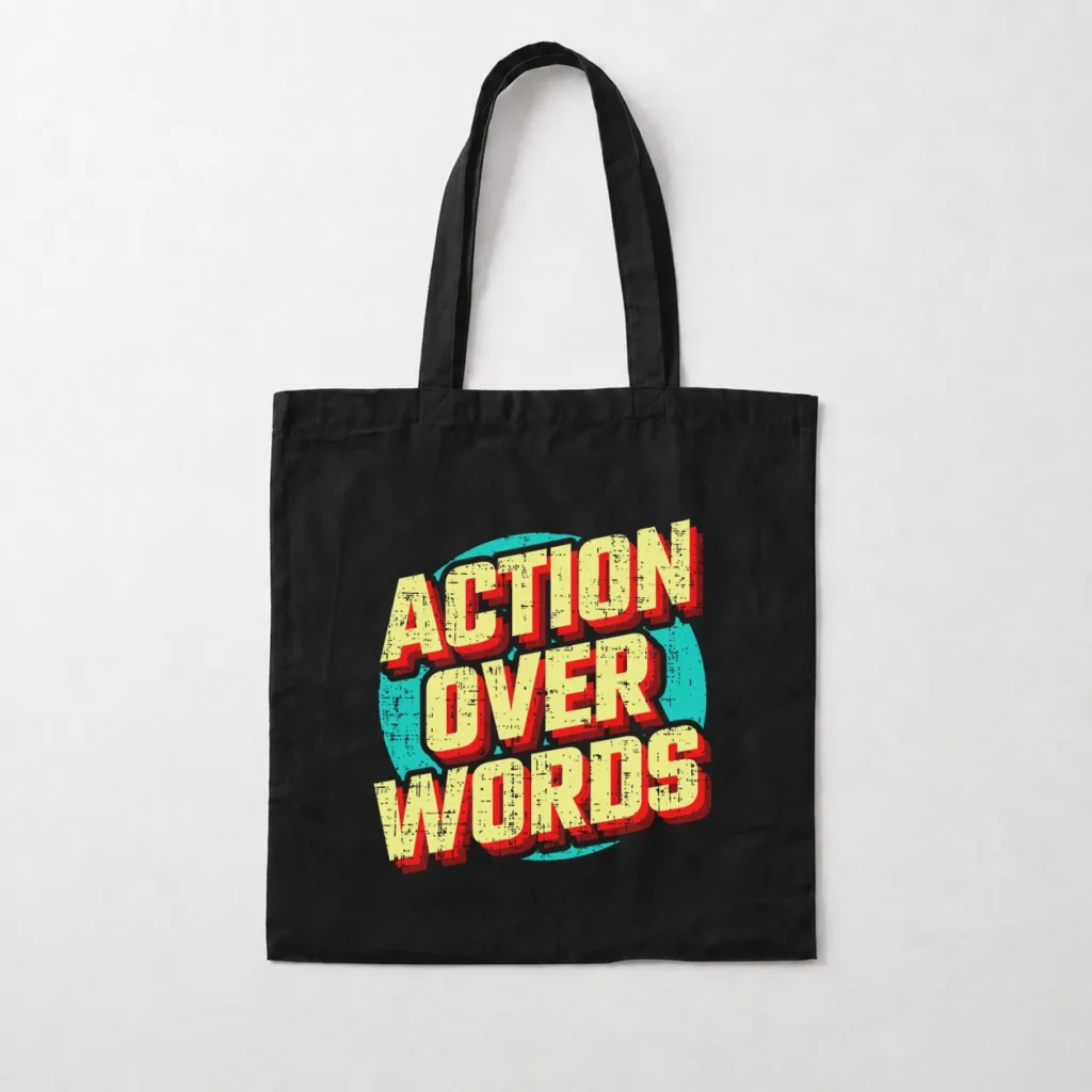 توت بگ انگیزشی طرح Action Over Words کد 7069