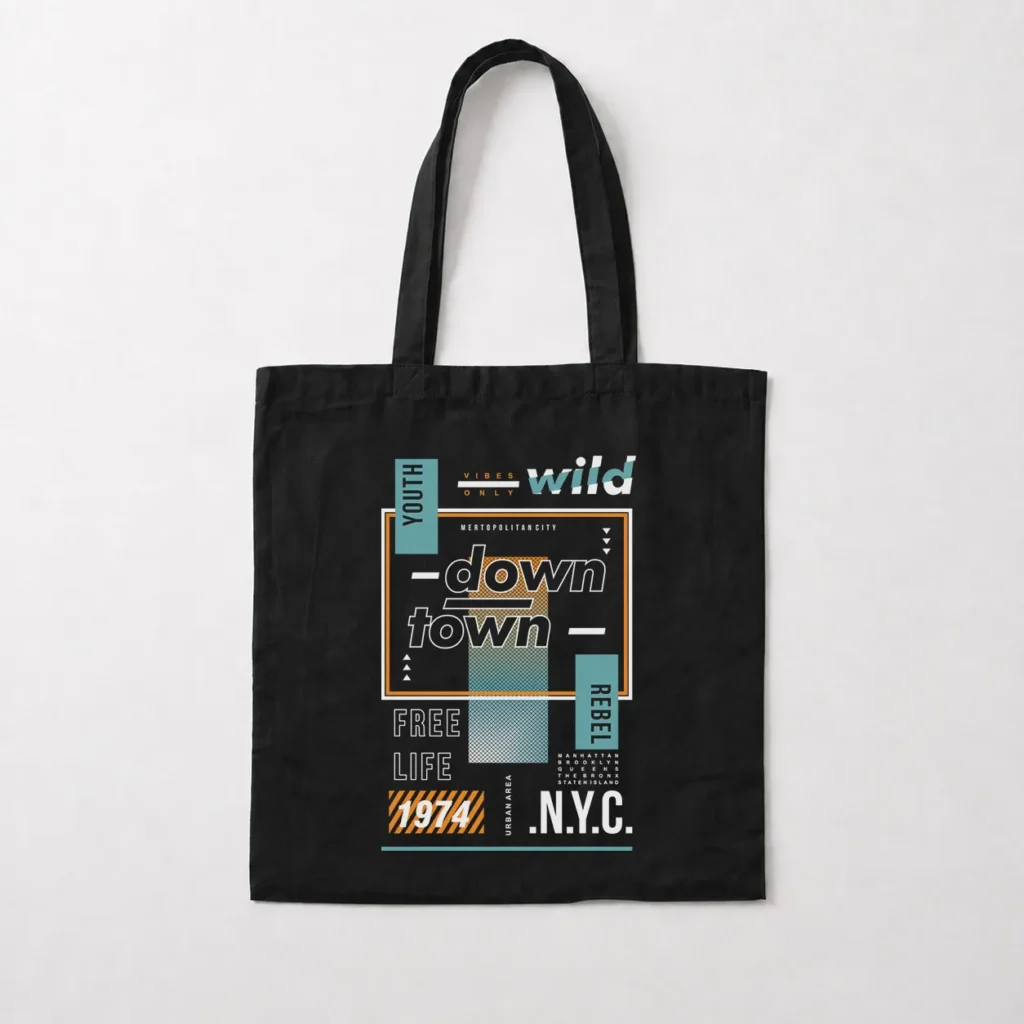 توت بگ طرح Down Town NYC Wild Youth کد 7146