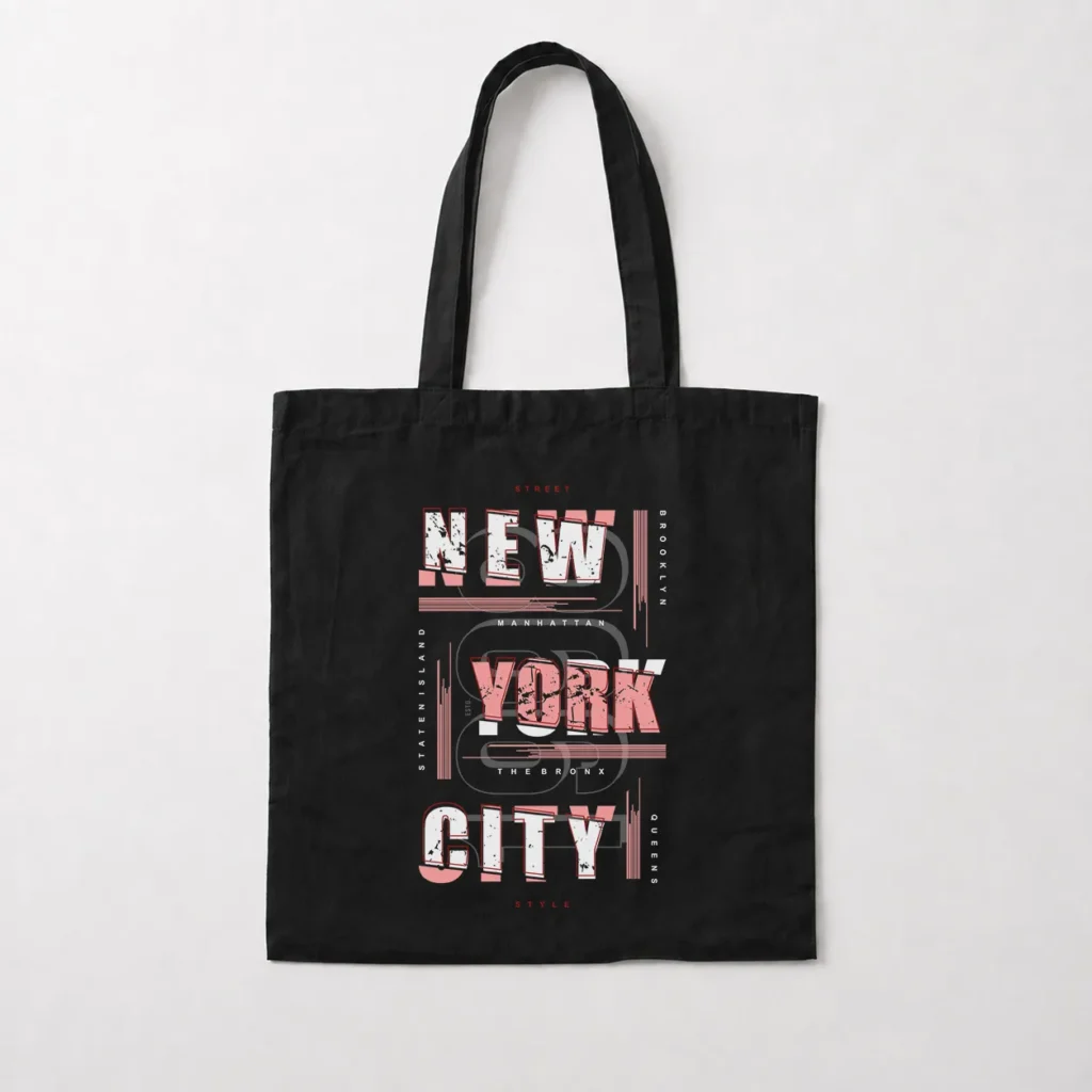 توت بگ تایپوگرافی New York City کد 7201