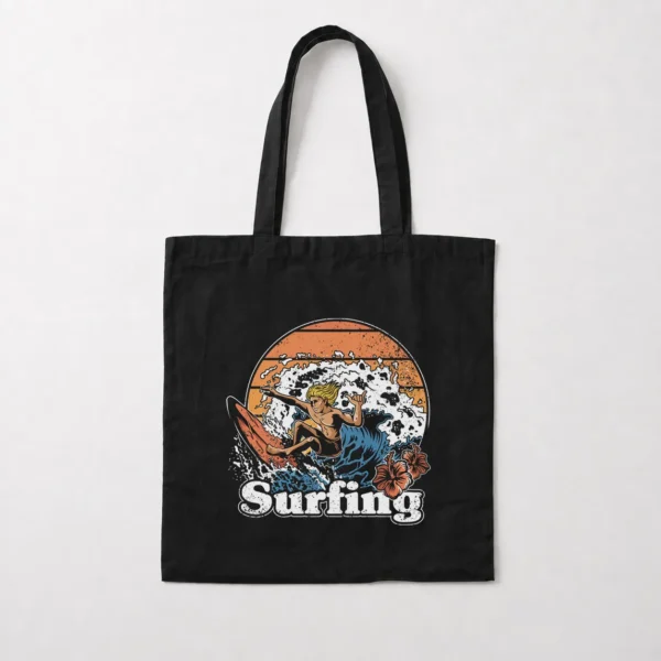 توت بگ موج سواری طرح تابستانی رترو (Surfing) کد 7231