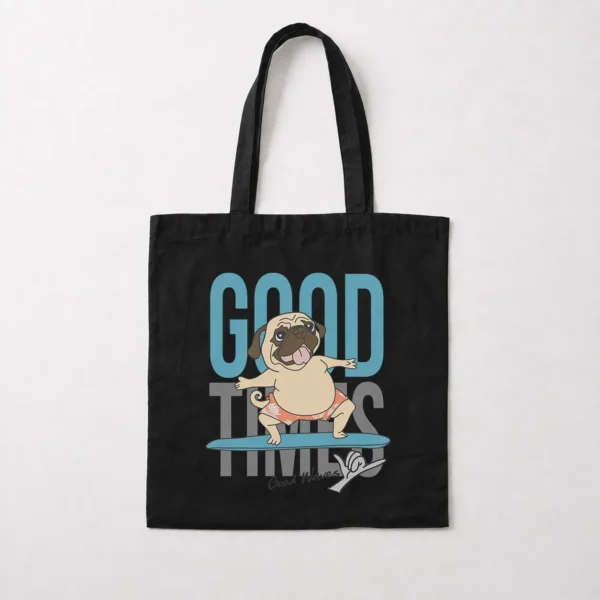 توت بگ سگ طرح پگ موج سوار کارتونی (Good Times) کد 7259