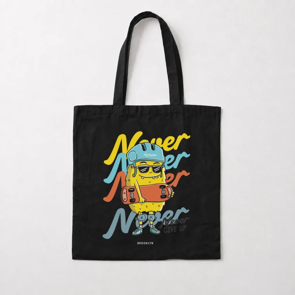 توت بگ کارتونی طرح Never Give Up کد 7274