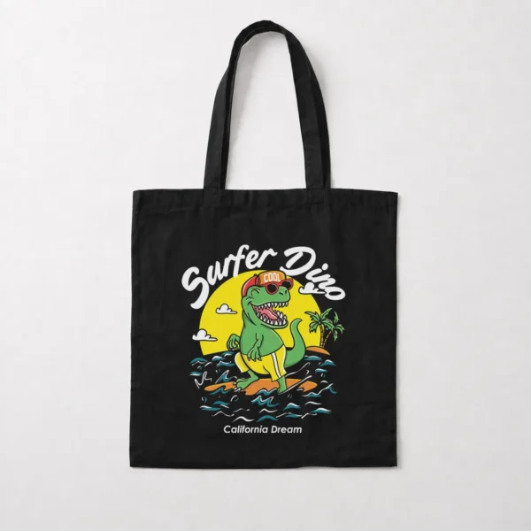 توت بگ کارتونی دایناسور طرح Surfer Dino California Dream کد 7278