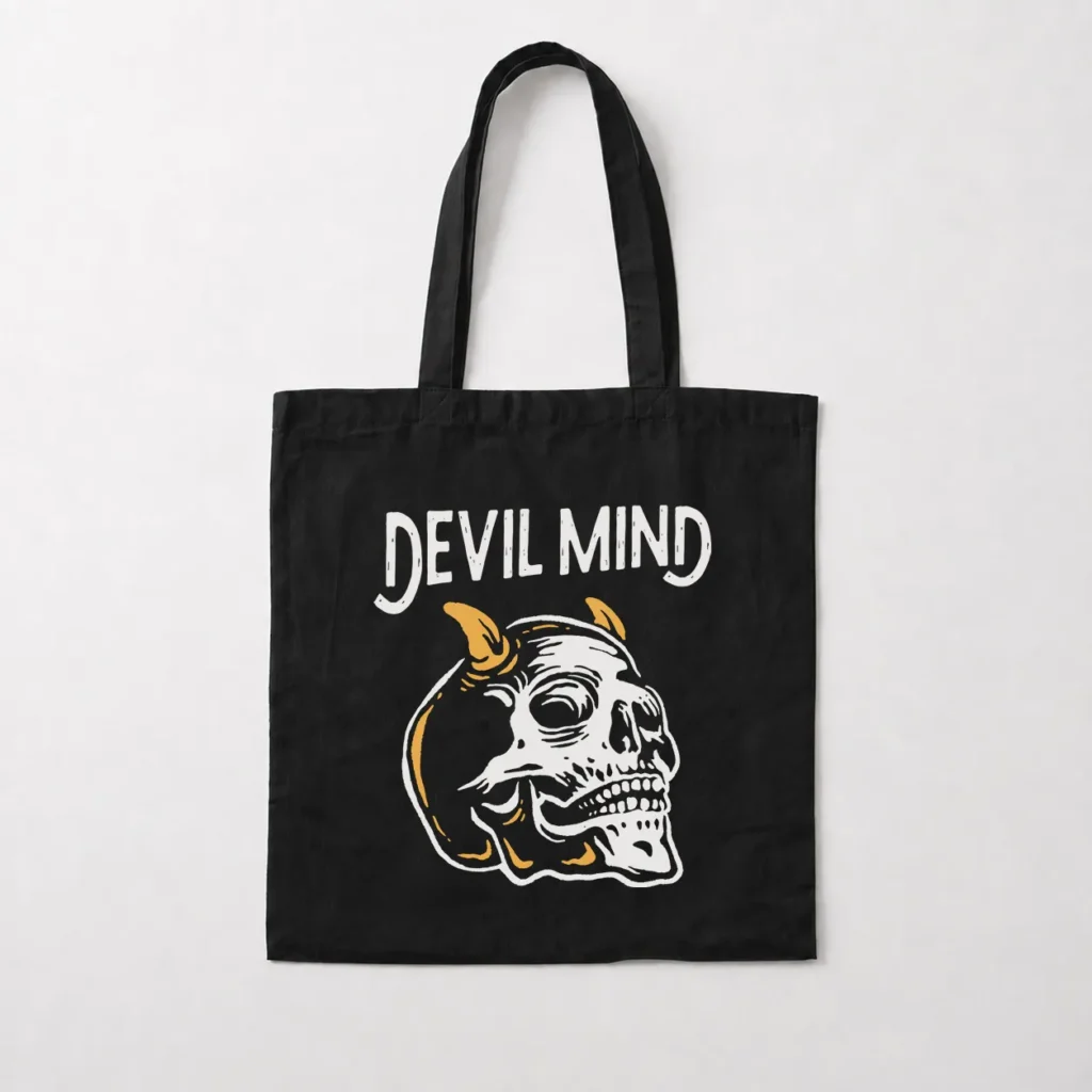 توت بگ جمجمه طرح Devil Mind کد 7307