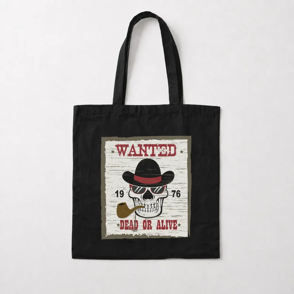 توت بگ جمجمه طرح Wanted Dead Or Alive کد 7348