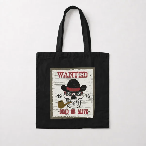 توت بگ جمجمه طرح Wanted Dead Or Alive کد 7348