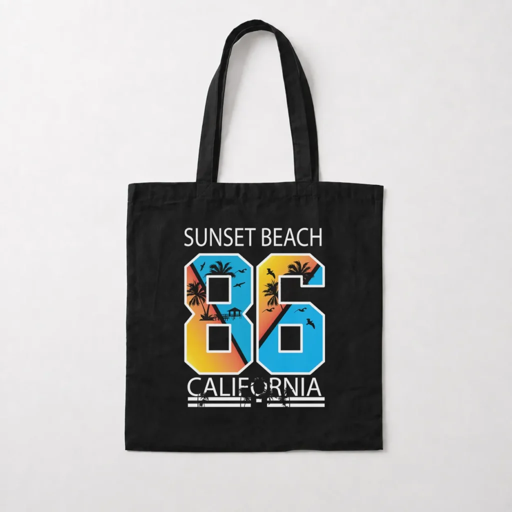 توت بگ تابستانی طرح Sunset Beach California کد 7392