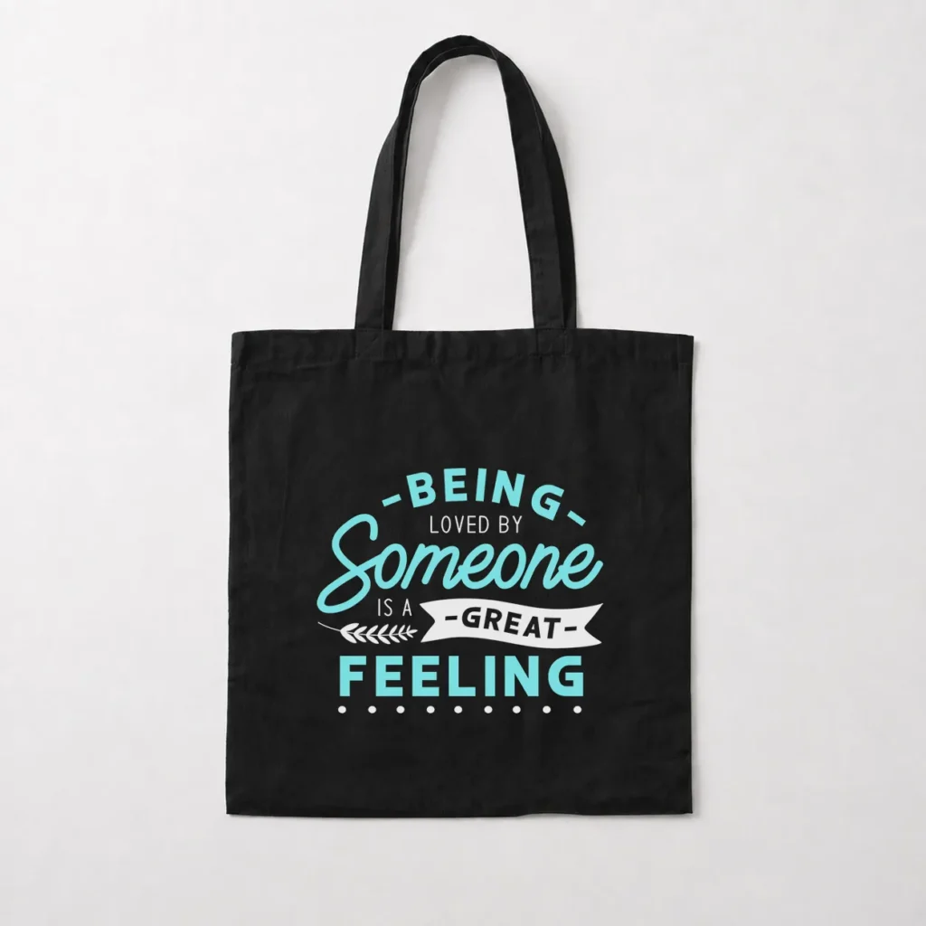 توت بگ عاشقانه طرح Being Loved By Someone کد 7401