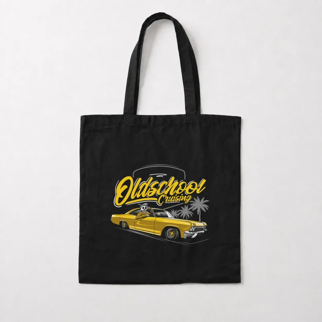 توت بگ ماشین کلاسیک طرح Oldschool Cruising کد 741