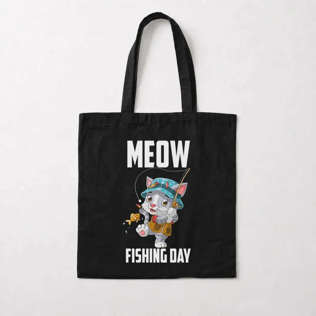 توت بگ گربه ماهیگیری طرح Meow Fishing Day کد 7496