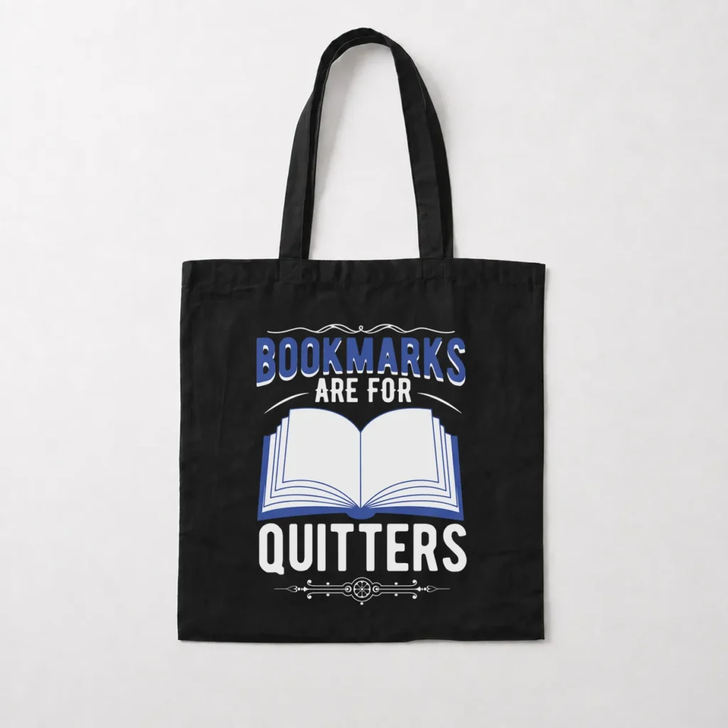 توت بگ کتاب‌خوانی طرح Bookmarks Are For Quitters کد 7612