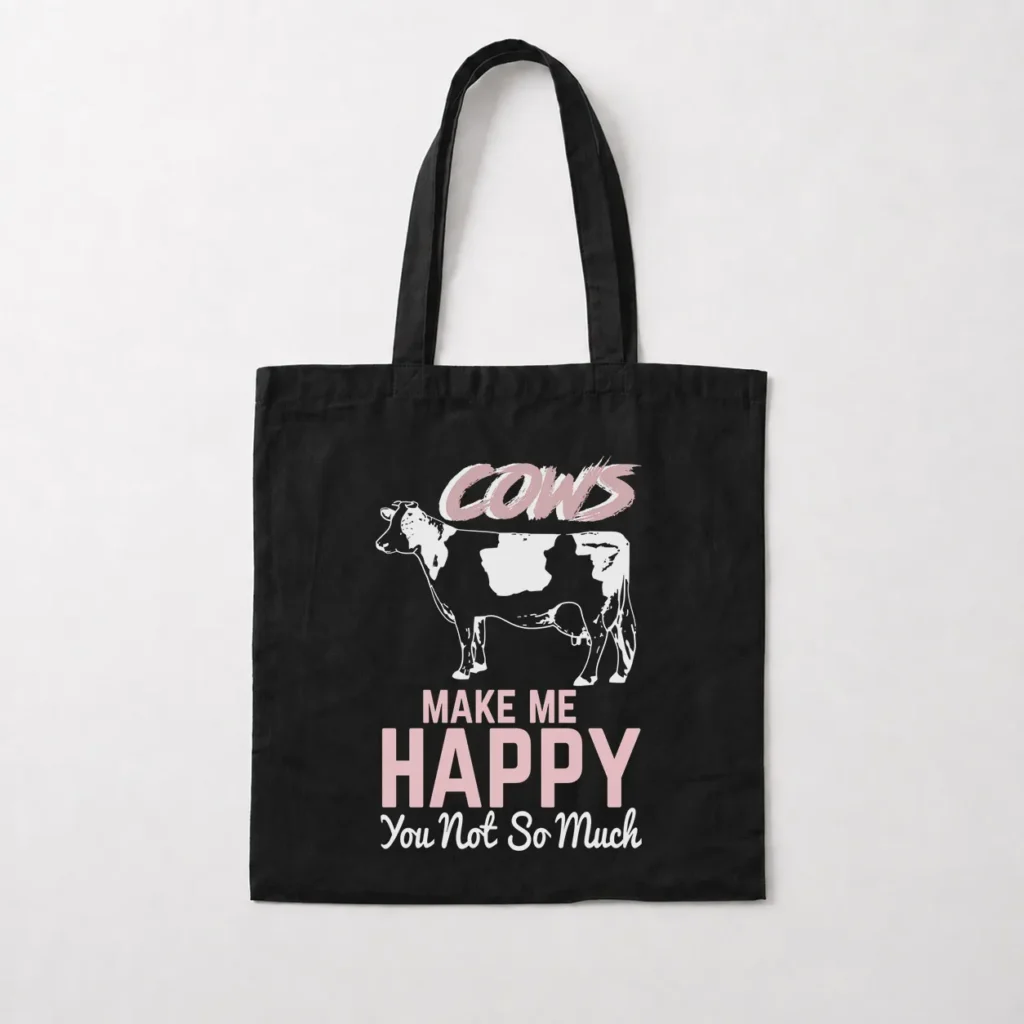 توت بگ گاو طرح Cows Make Me Happy کد 7615