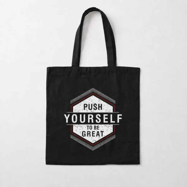توت بگ انگیزشی طرح Push Yourself To Be Great کد 7698