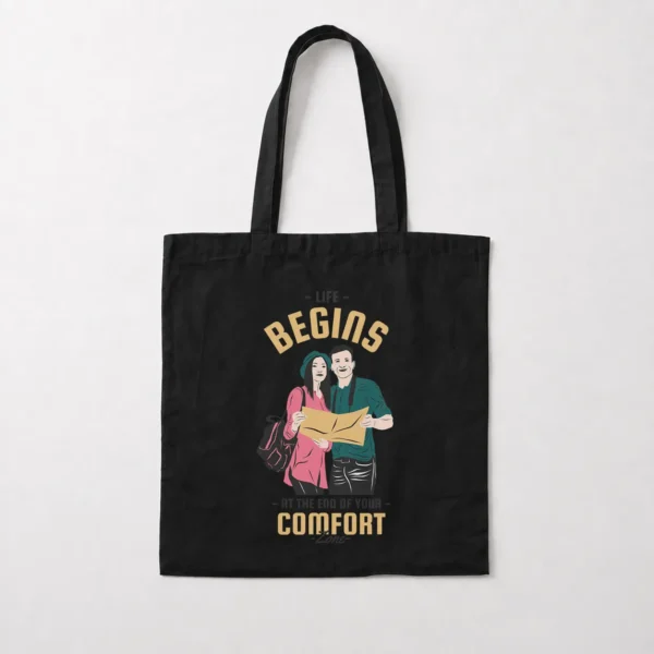 توت بگ طبیعت‌گردی طرح Life Begins At Comfort کد 7800