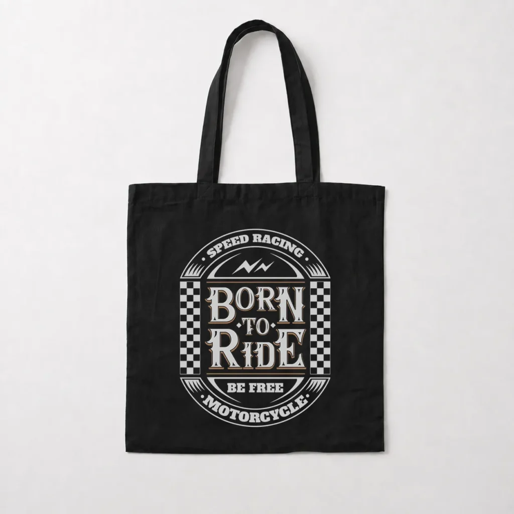 توت بگ موتور سواری طرح متولد شده برای سواری (Born to Ride) کد 7978