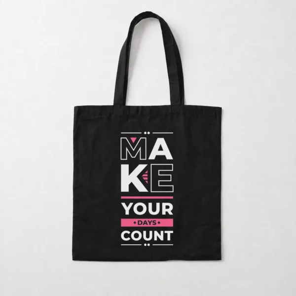 توت بگ انگیزشی طرح Make Your Days Count کد 8023